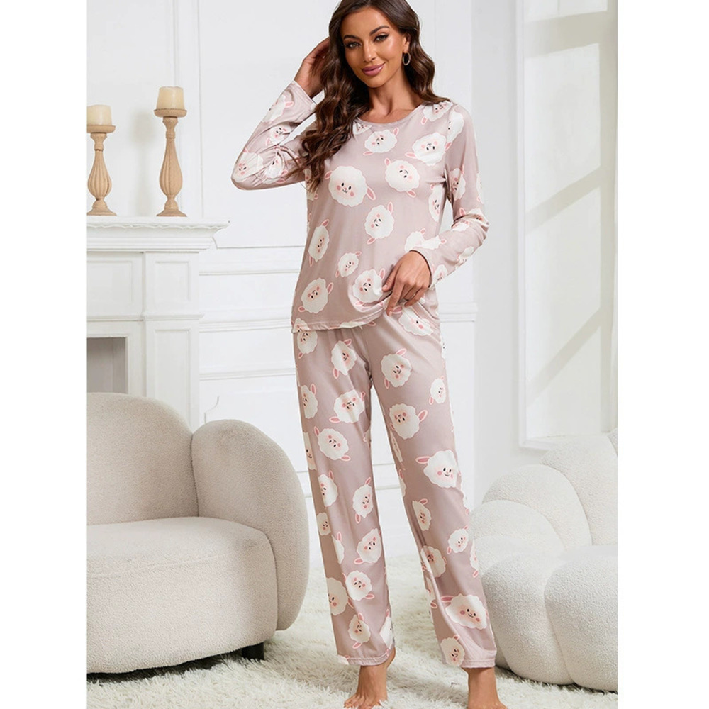 ZARA Women Summer Loungewear Set Long Sleeve Pants